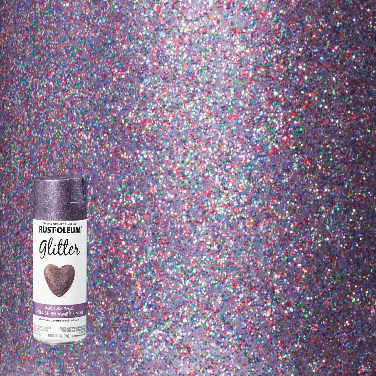 Rust-Oleum Imagine Craft & Hobby 10.25 Oz. Intense Multi-Color Purple Glitter Spray Paint