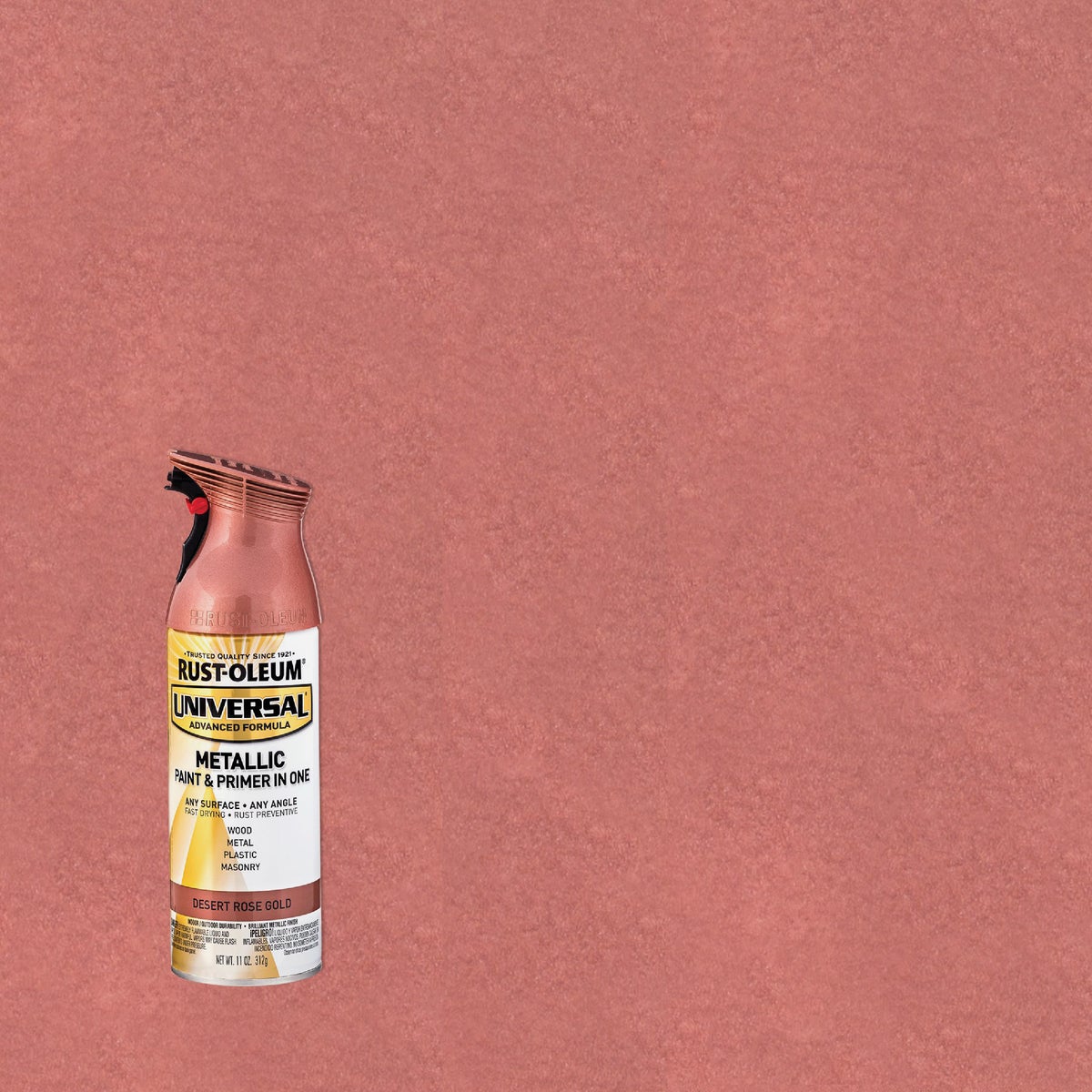 Rust-Oleum Universal 12 Oz. Metallic Desert Rose Gold Paint