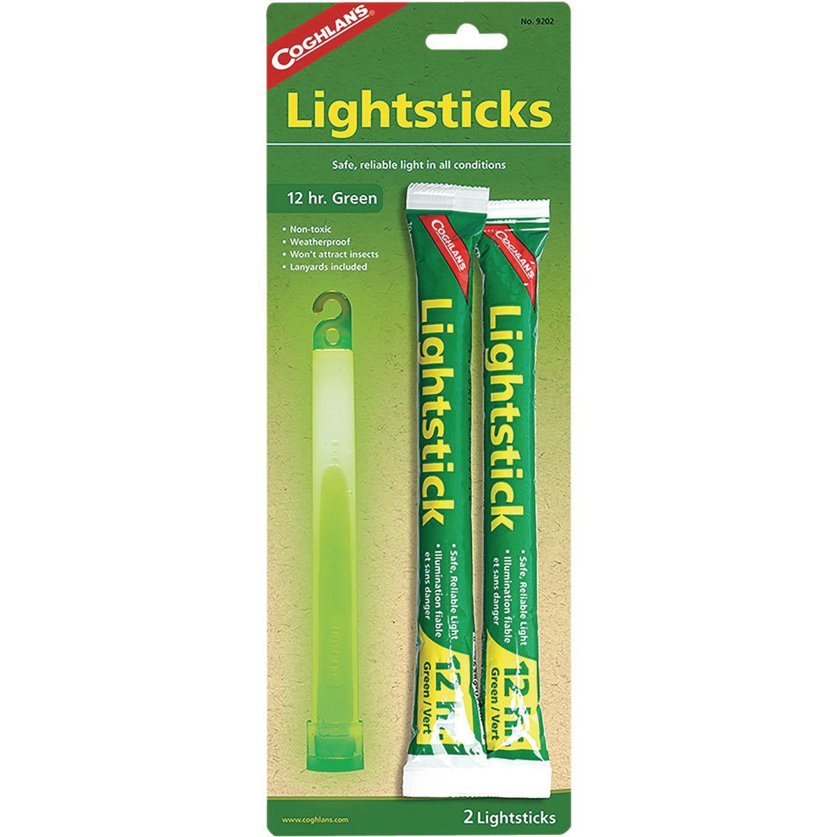 Coghlans Green Lightsticks (2-Pack)