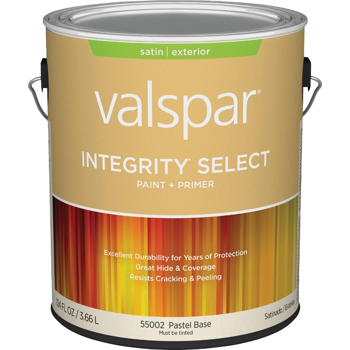 Valspar Integrity Select Satin Paint & Primer Exterior Paint, Pastel Base, 1 Gal.