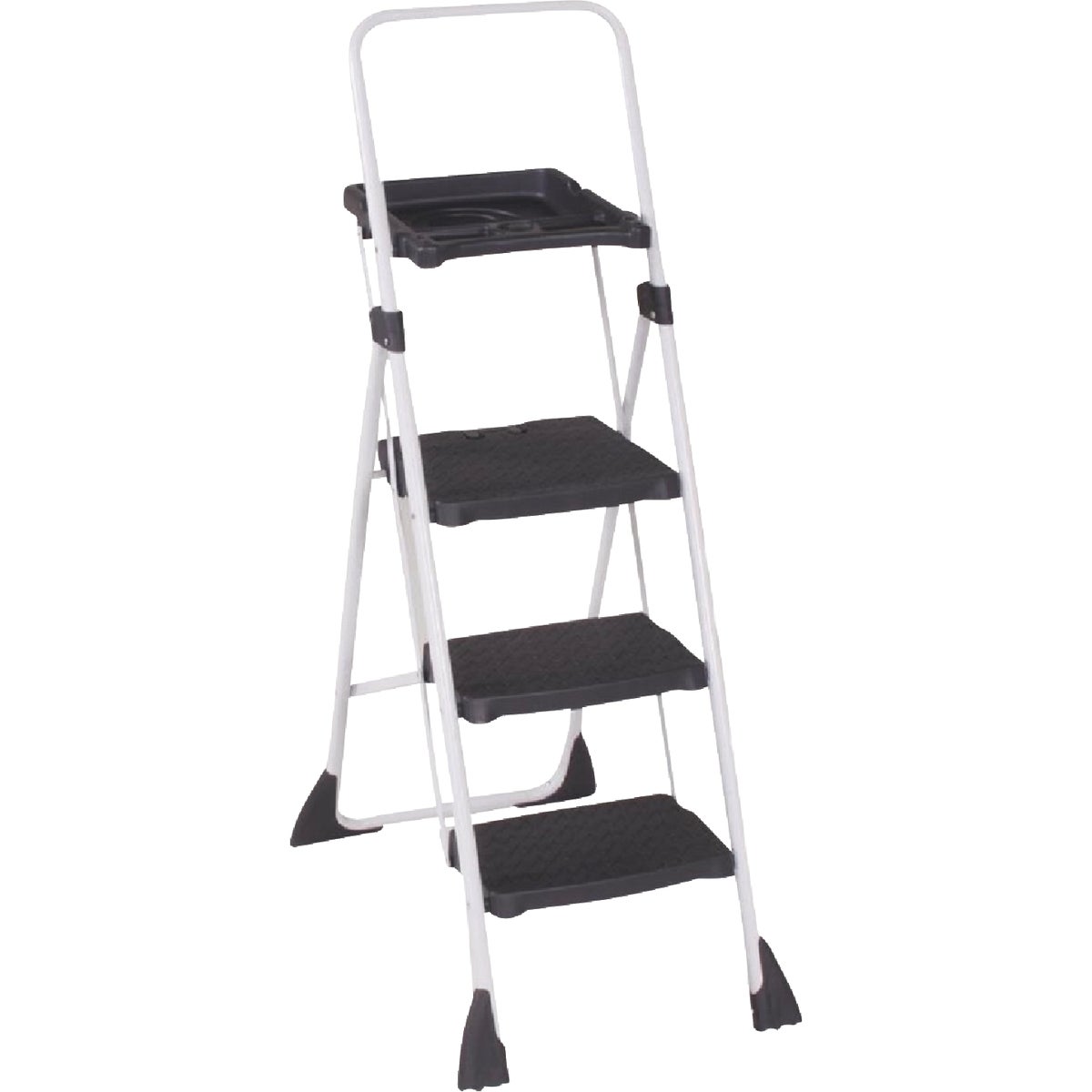 Cosco TriStepPlus Tubular Steel Platform Ladder with 225 Lb. Load Capacity Type II Ladder Rating 