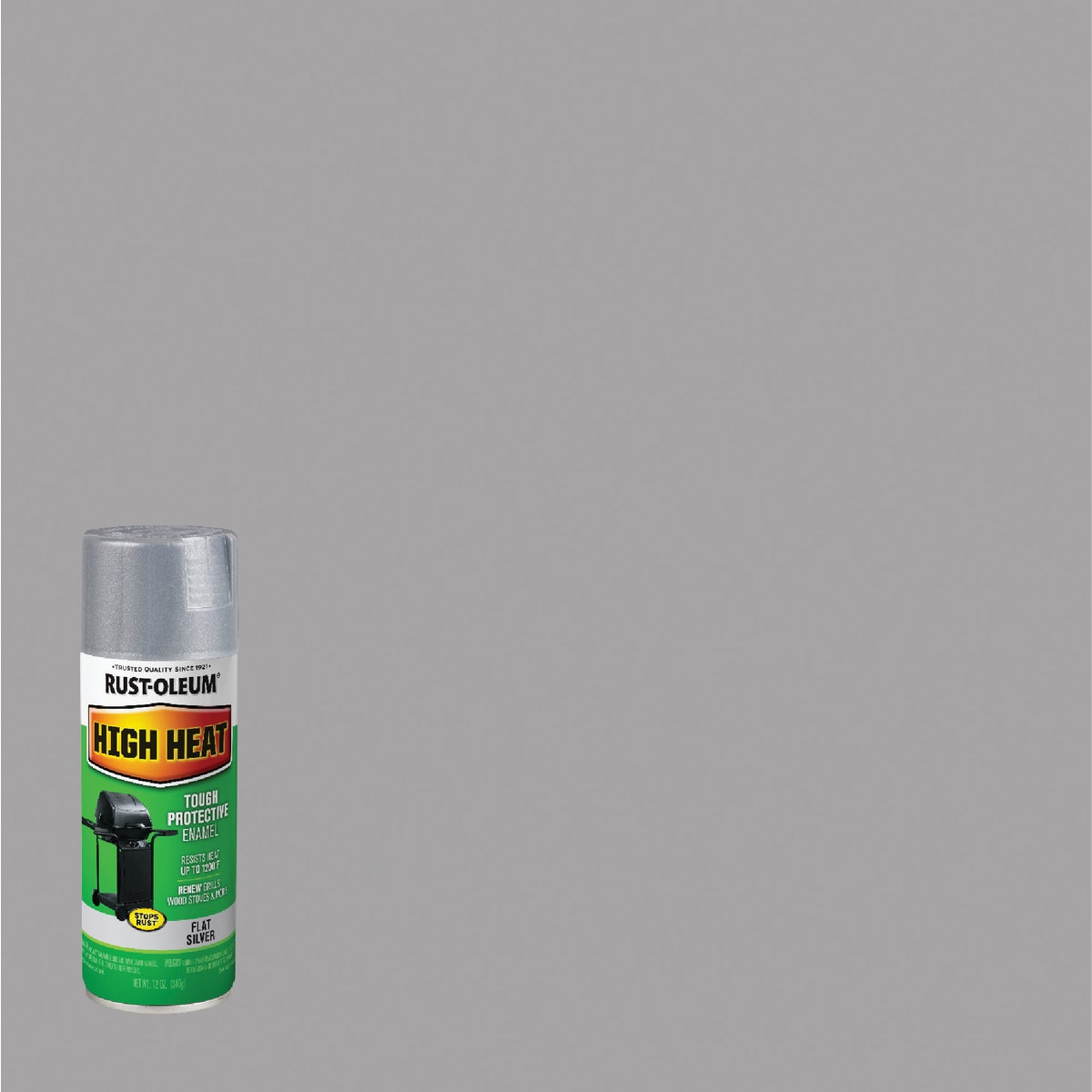 Rust-Oleum Silver Satin 12 Oz. High Heat Spray Paint