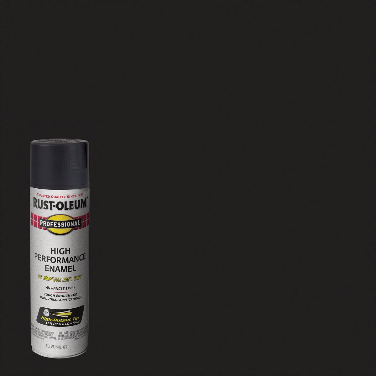 Rust-Oleum Professional Fast Dry 15 Oz. Semi-Gloss High Performance Enamel Spray Paint, Black