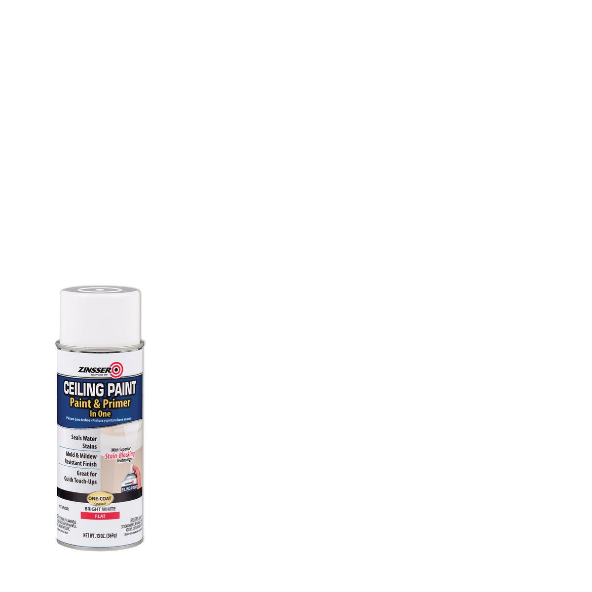 Zinsser 13 Oz. Bright White Ceiling Paint and Primer Spray