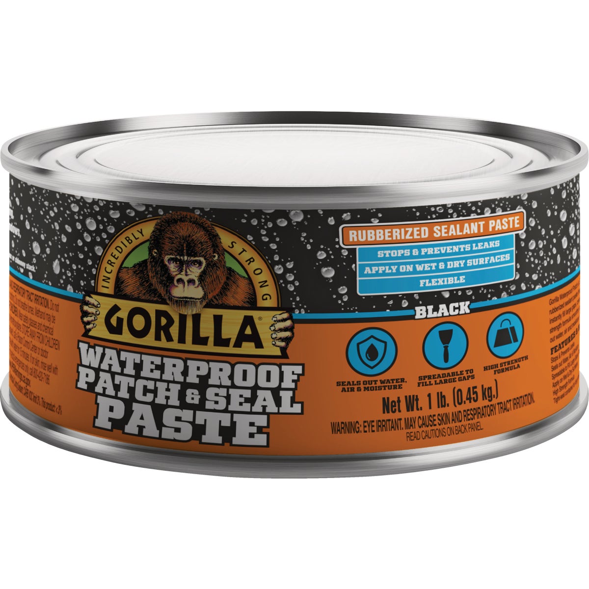 Gorilla 1 Lb. Black Waterproof Patch & Seal Paste
