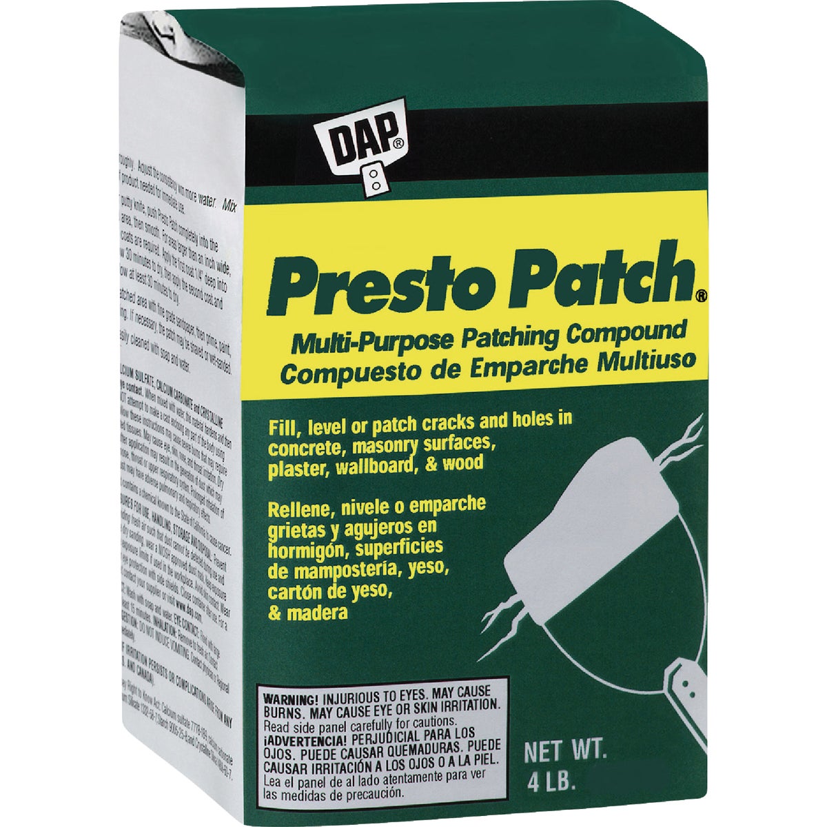 DAP Presto Patch 4 Lb. White Patching Compound