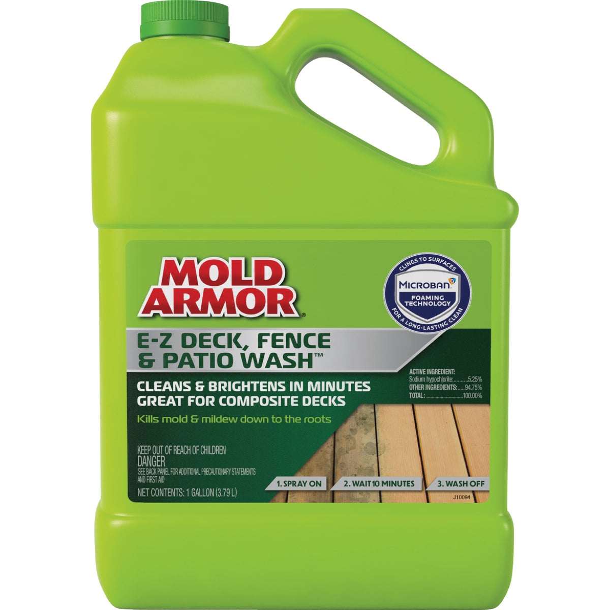 Mold Armor E-Z Deck, Fence & Patio Wash with Microban, 1 Gal.