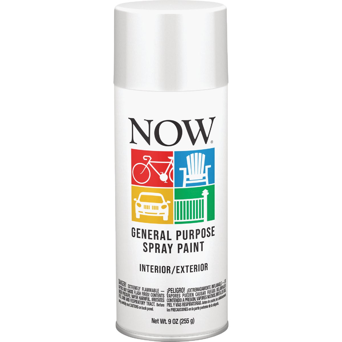 Krylon Now 9 Oz. Gloss White General Purpose Spray Paint