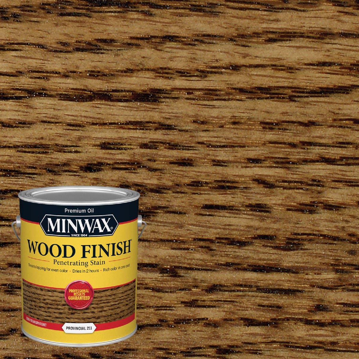 Minwax Wood Finish Penetrating Stain, Provincial, 1 Gal.