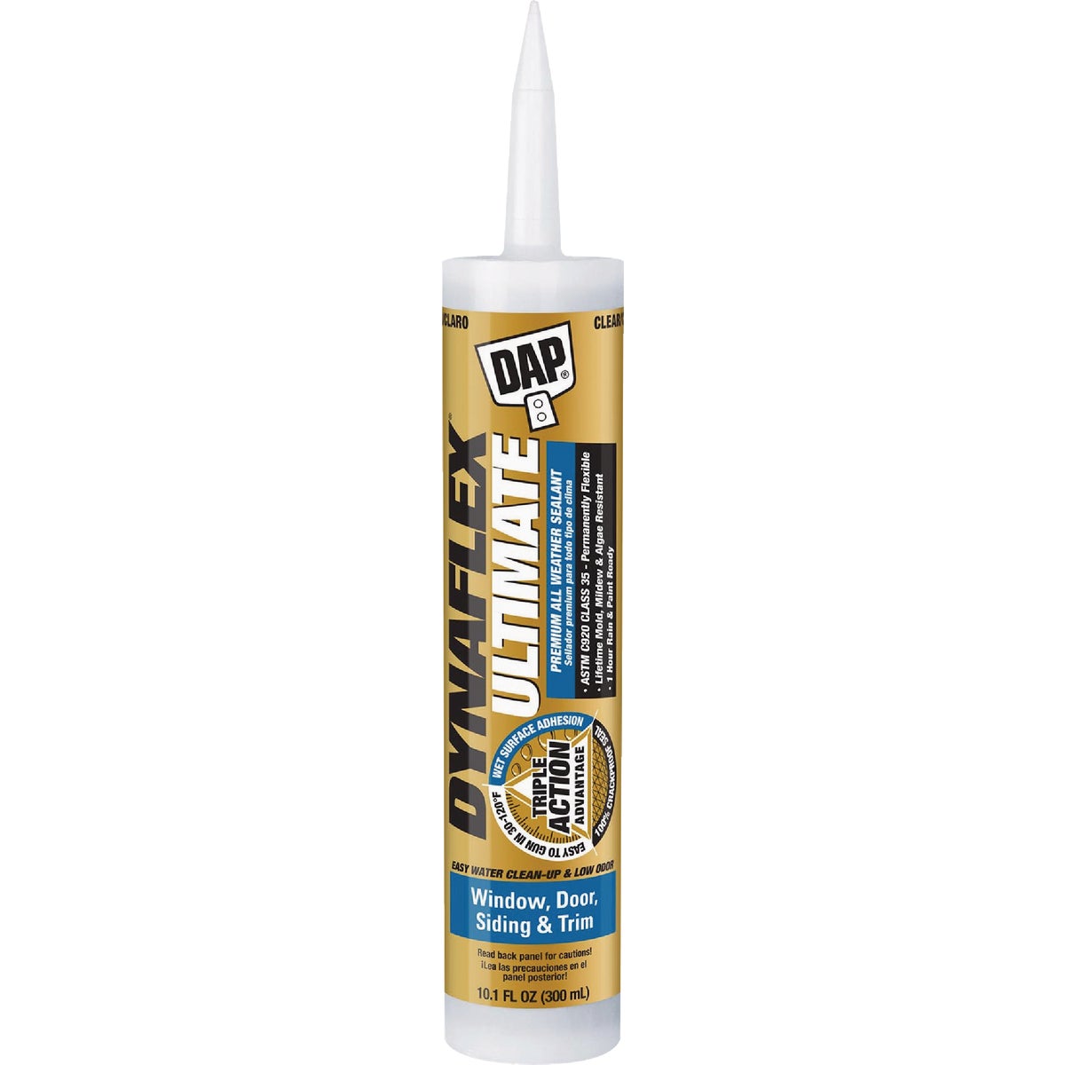 DAP DYNAFLEX ULTIMATE 10.1 Oz. Premium All-Weather Sealant, Clear