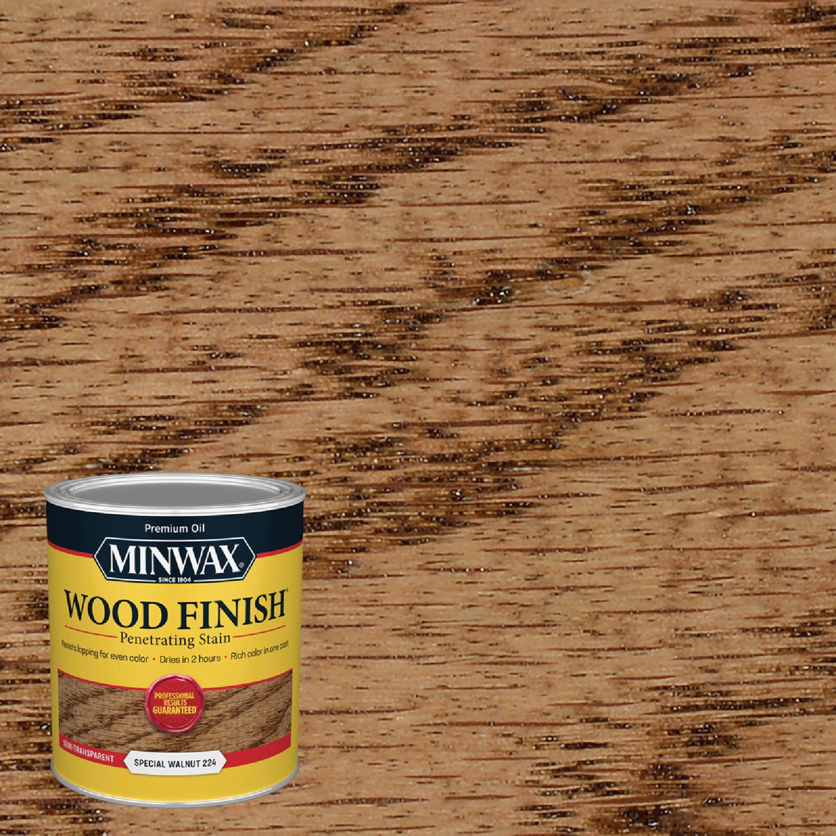 Minwax Wood Finish Penetrating Stain, Special Walnut, 1 Qt.
