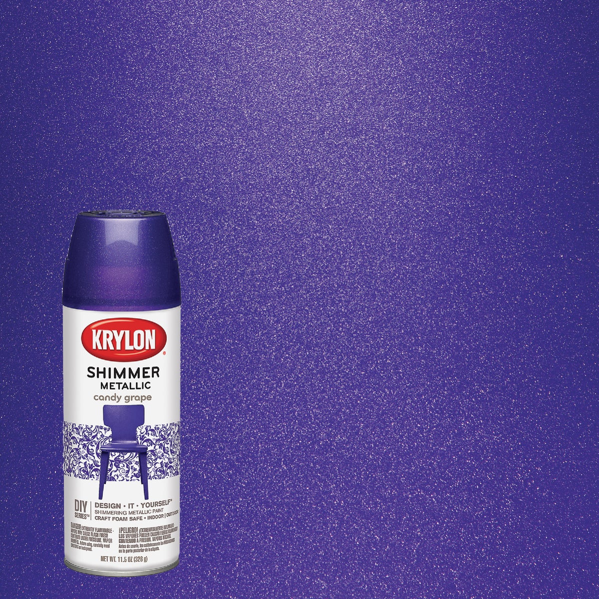 Krylon 11.05 Oz. Candy Grape Shimmer Metallic Spray Paint