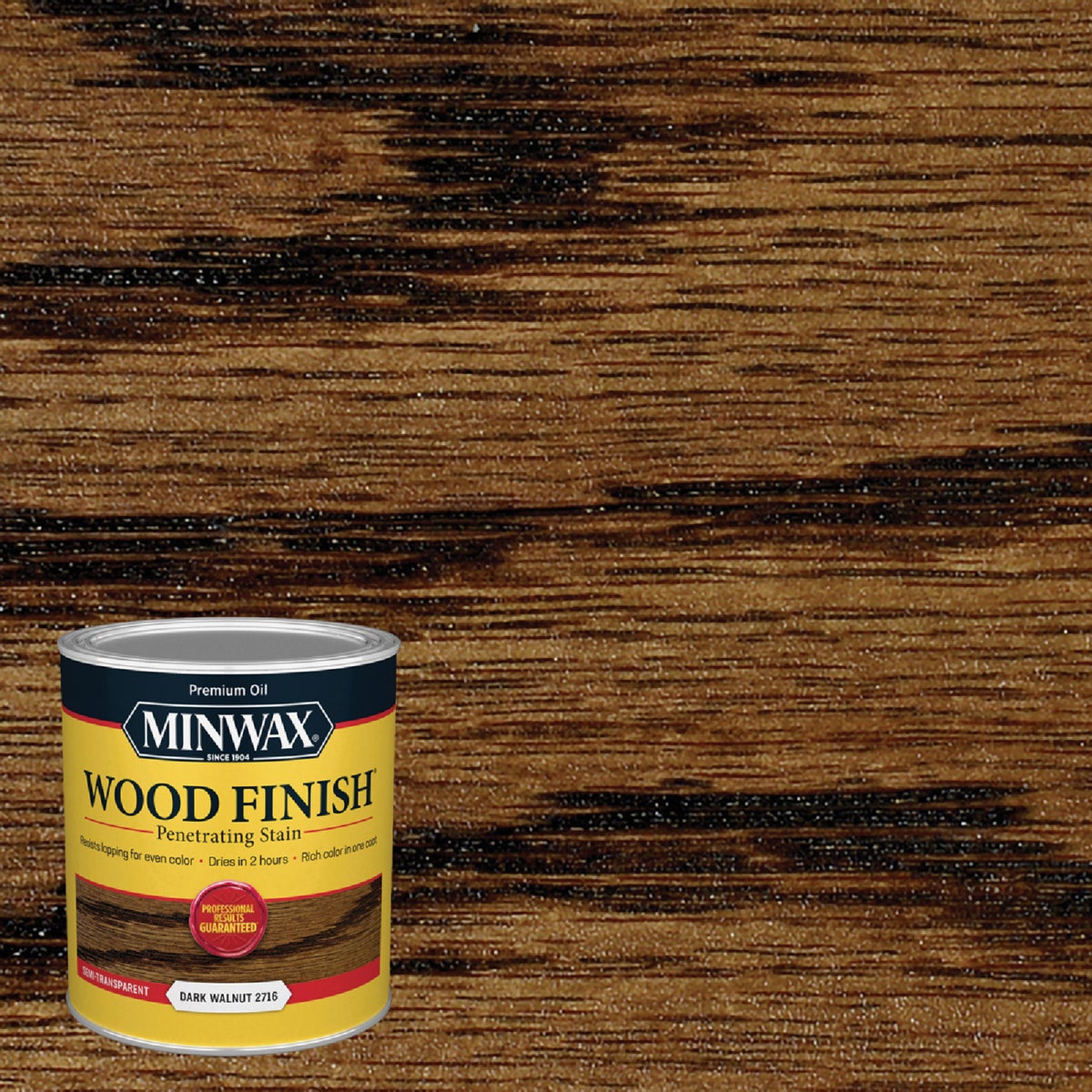 Minwax Wood Finish Penetrating Stain, Dark Walnut, 1 Qt.