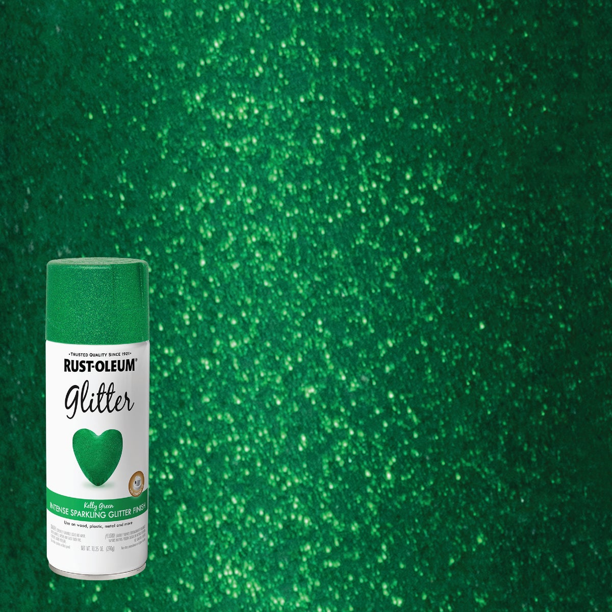 Rust-Oleum Imagine Craft & Hobby 10.25 Oz. Intense Kelly Green Glitter Spray Paint