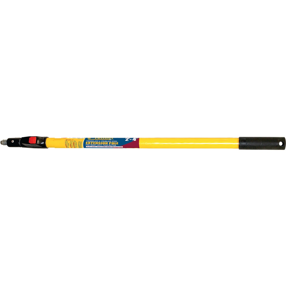 Premier 2 Ft. To 4 Ft. Telescoping Fiberglass & Stainless Steel Push Button Extension Pole