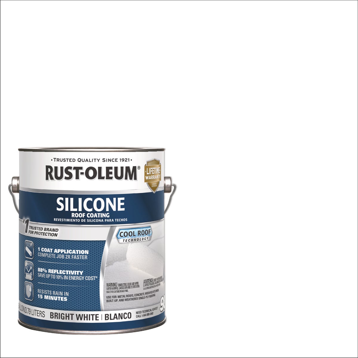 Rust-Oleum 985 Silicone 1 Gal. Roof Coating, White