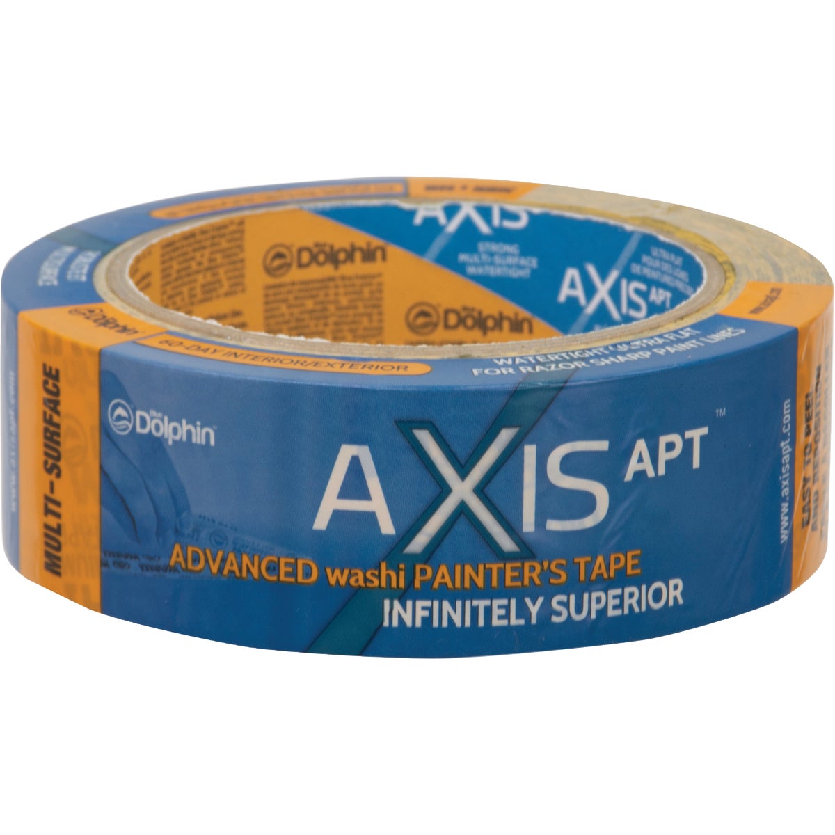 Blue Dolphin Axis APT 1.41 In. x 54.6 Yd. Washi Painter's Tape 