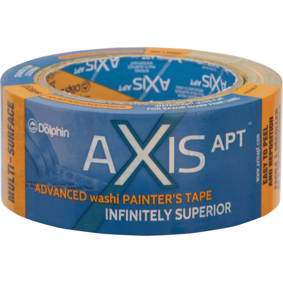 Blue Dolphin Axis APT 1.88 In. x 54.6 Yd. Washi Painter's Tape 