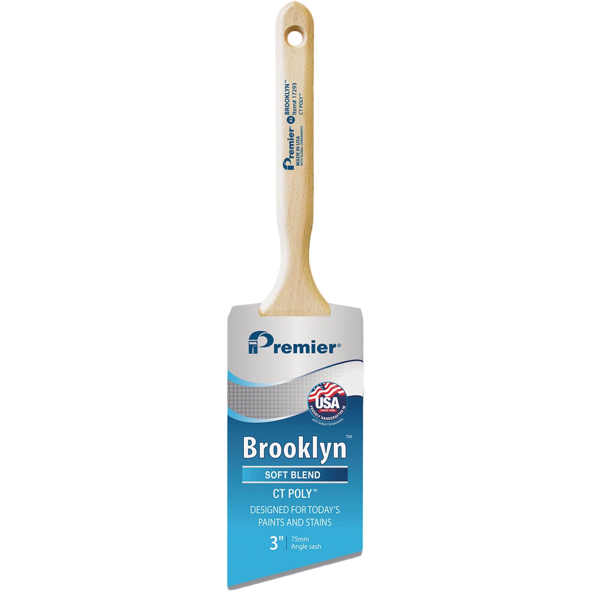 Premier Brooklyn 3 In. Angle Sash CT Paint Brush