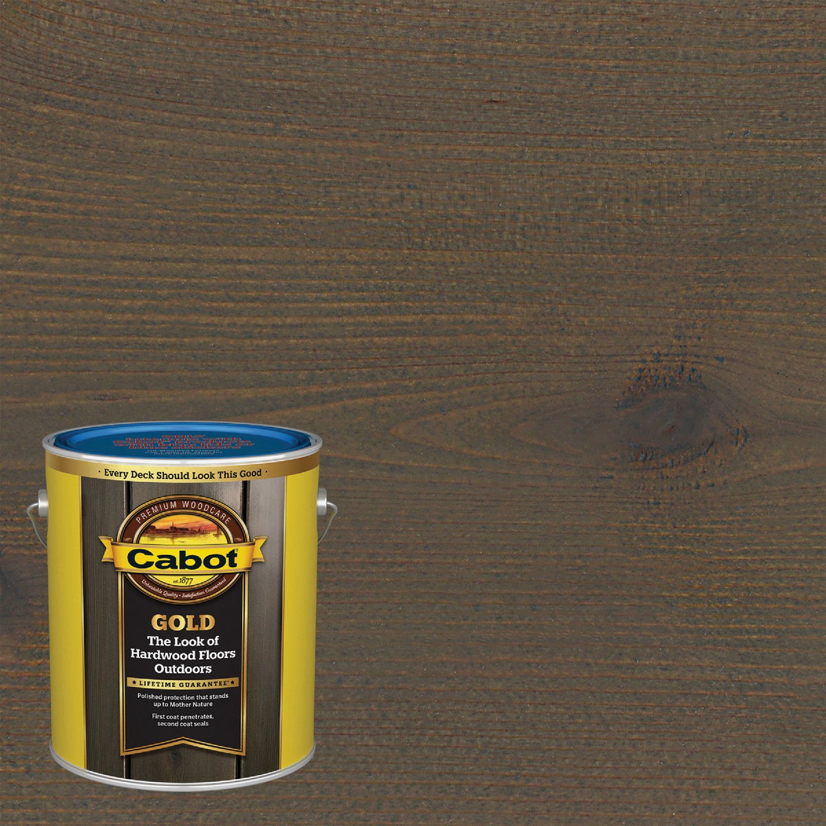 Cabot Gold Low VOC Exterior Stain, 19474 Starlit Gray, 1 Gal.