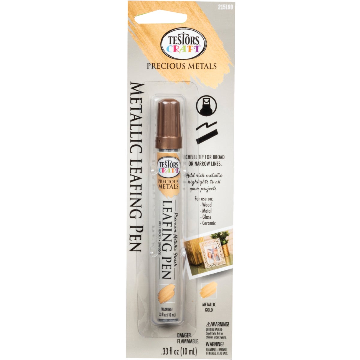 Testors Craft Metallic Gold Leafing Paint Pen