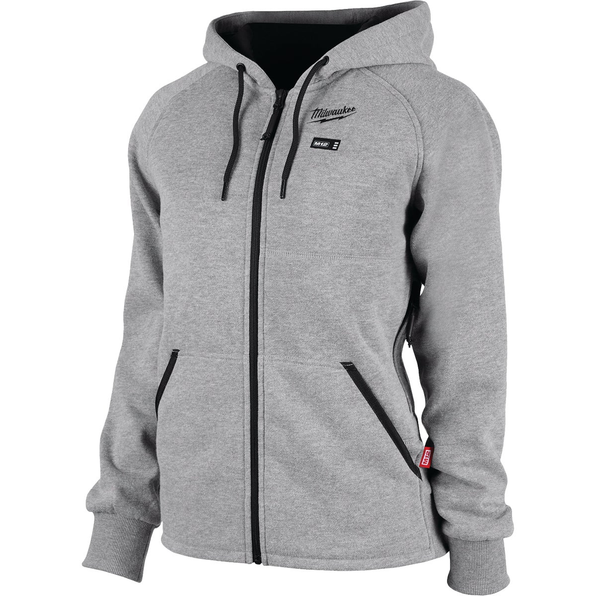 Milwaukee M12 Women's Gray Cordless Heated Hoodie Kit, M