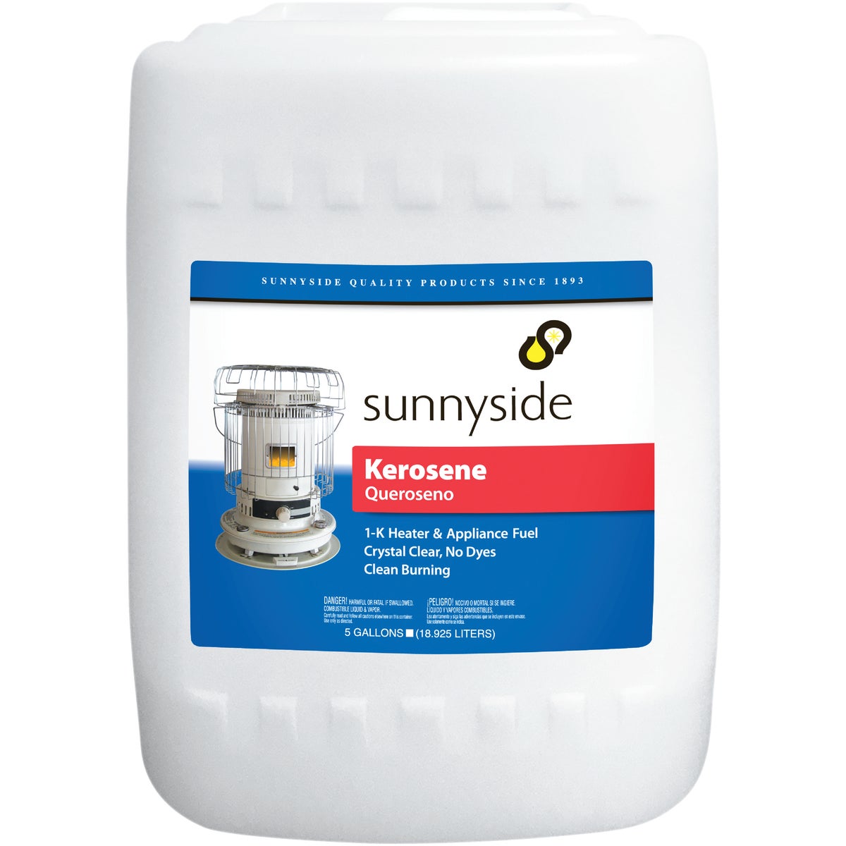 Sunnyside 5 Gal. Plastic Bottle K1 Kerosene