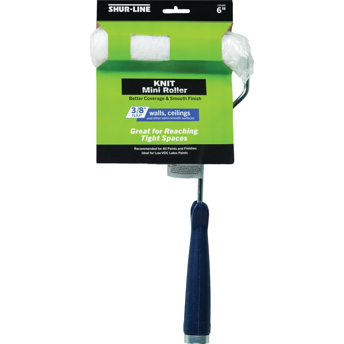 Shur-Line 6 In. x 3/8 In. Knit Mini Roller Assembly & Frame