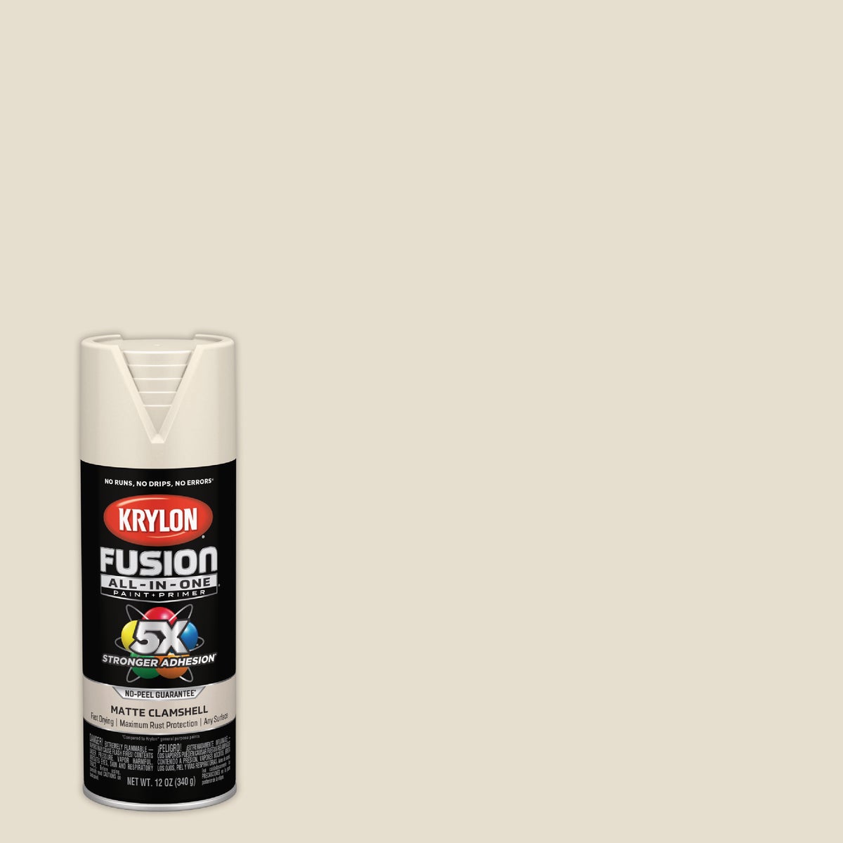 Krylon Fusion All-In-One 12 Oz. Matte Spray Paint, Clamshell