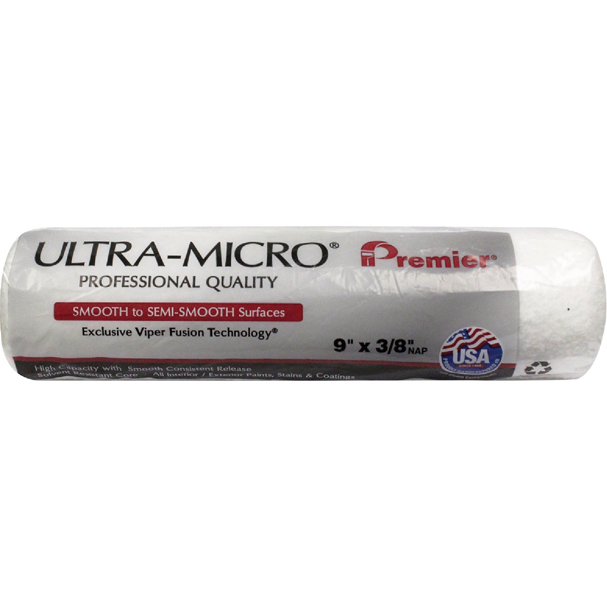 Premier 9 In. X 3/8 In. Ultra-Micro Roller Cover