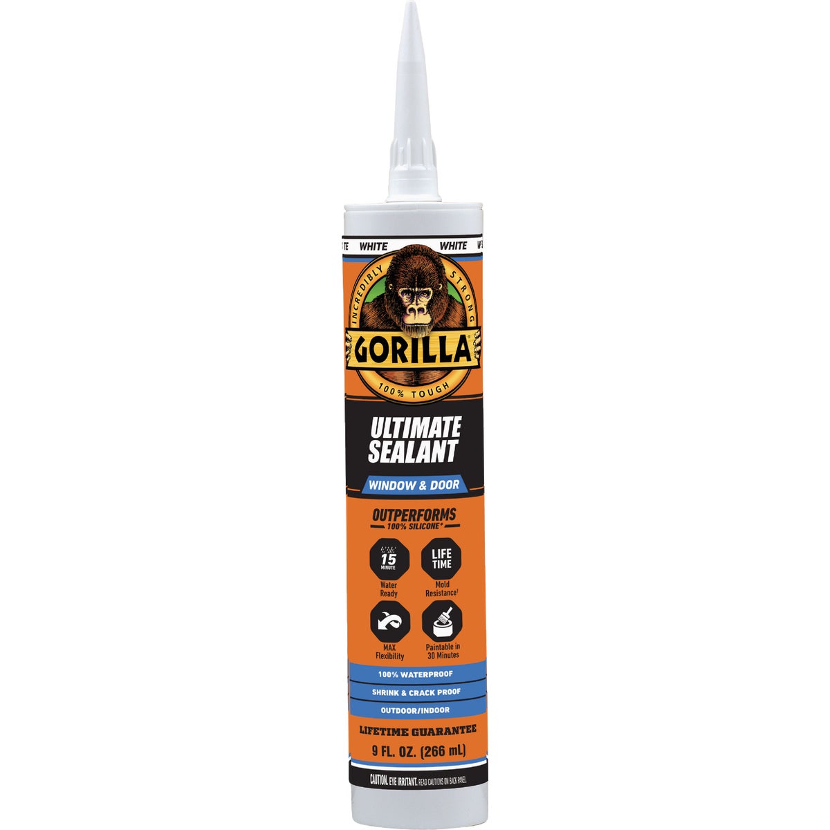 Gorilla 9 Oz. Ultimate Window & Door Sealant Cartridge, White