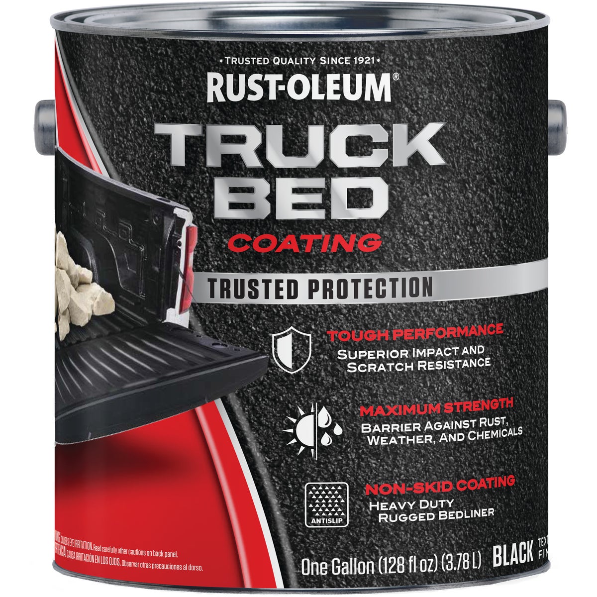 Rust-Oleum Automotive Truck Bed Coating, Gallon, Black