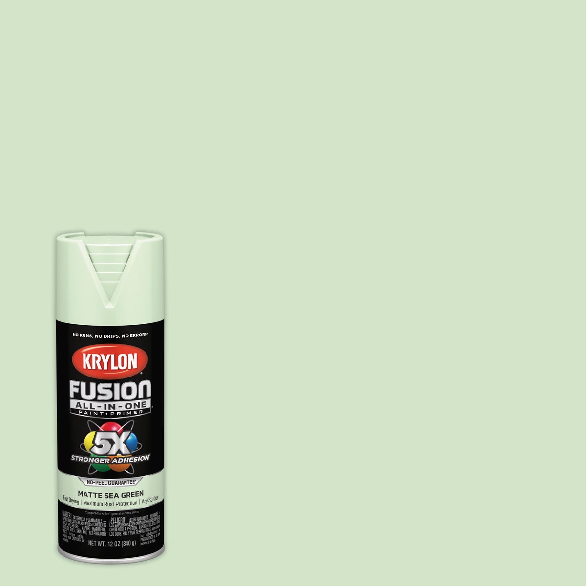 Krylon Fusion All-In-One 12 Oz. Matte Spray Paint, Sea Green