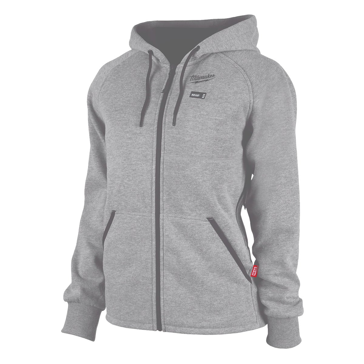 Milwaukee M12 Women's Gray Cordless Heated Hoodie Kit, L