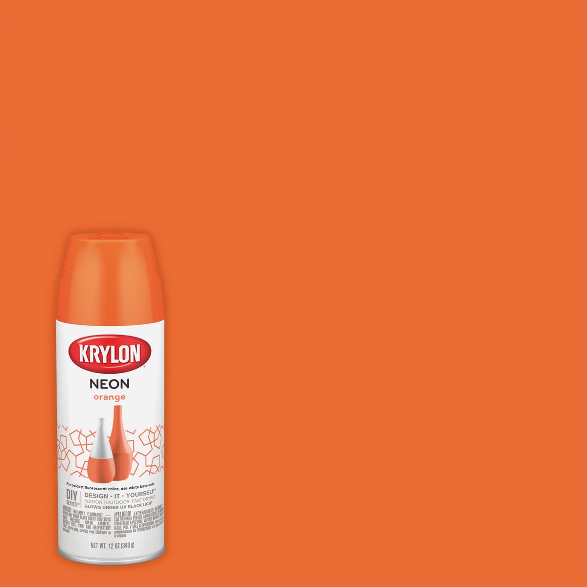 Krylon 12 Oz. Neon Orange Spray Paint