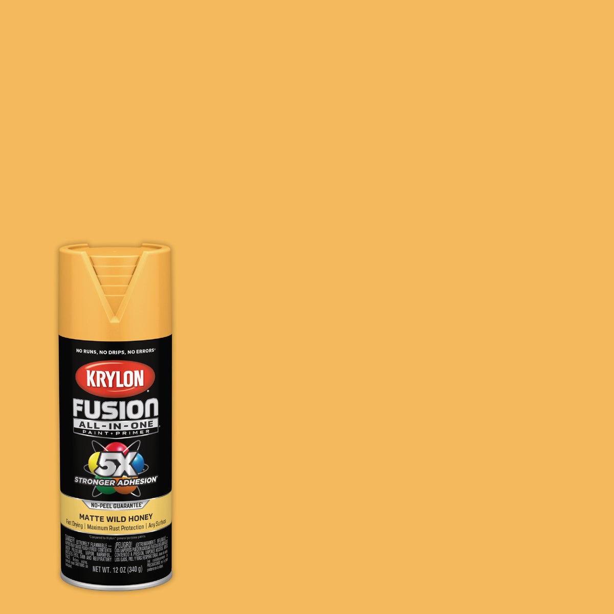 Krylon Fusion All-In-One 12 Oz. Matte Spray Paint, Wild Honey