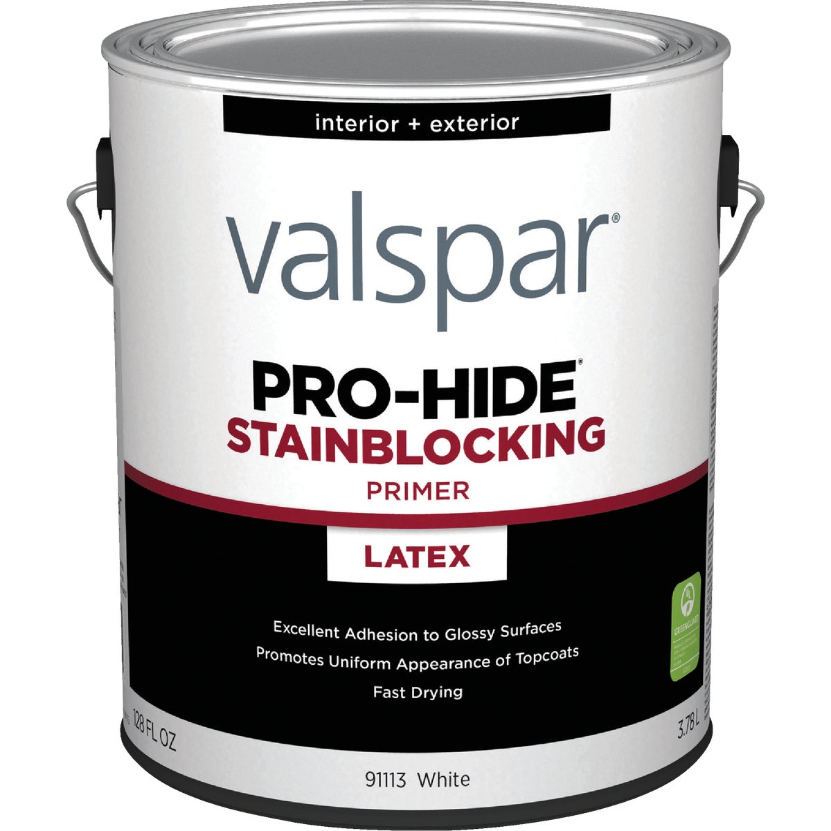 Valspar Pro-Hide Stainblocking Primer, White, 1 Gal.