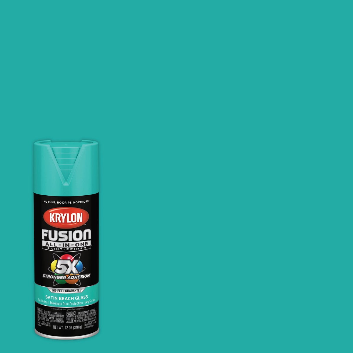 Krylon Fusion All-In-One 12 Oz. Satin Spray Paint, Beach Glass