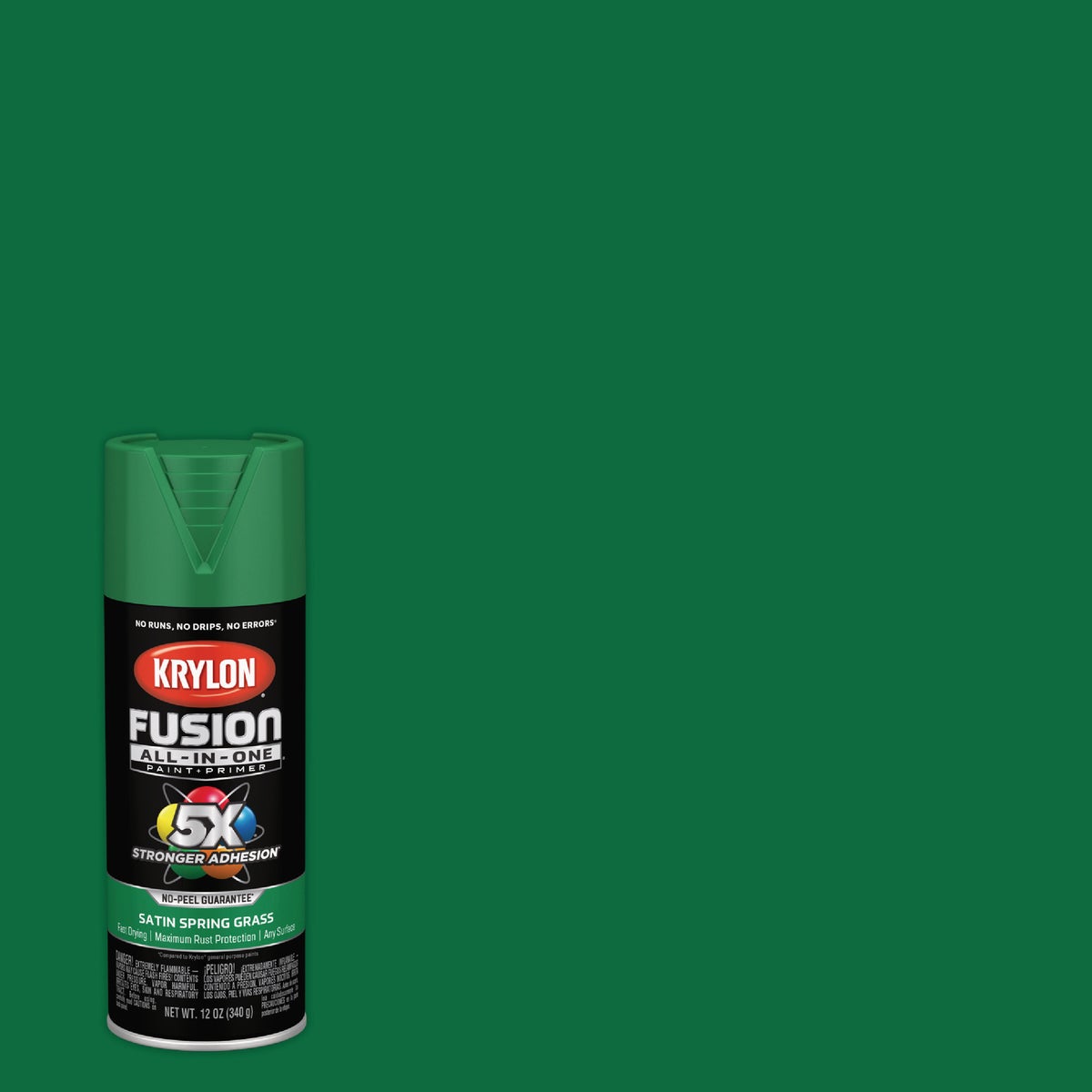 Krylon Fusion All-In-One 12 Oz. Satin Spray Paint, Spring Grass