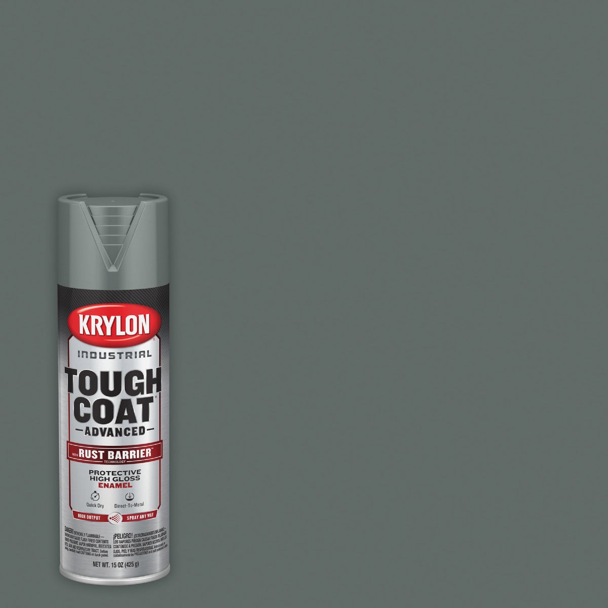 Krylon Industrial Tough Coat 15 Oz. Gloss Meter Gray Spray Paint
