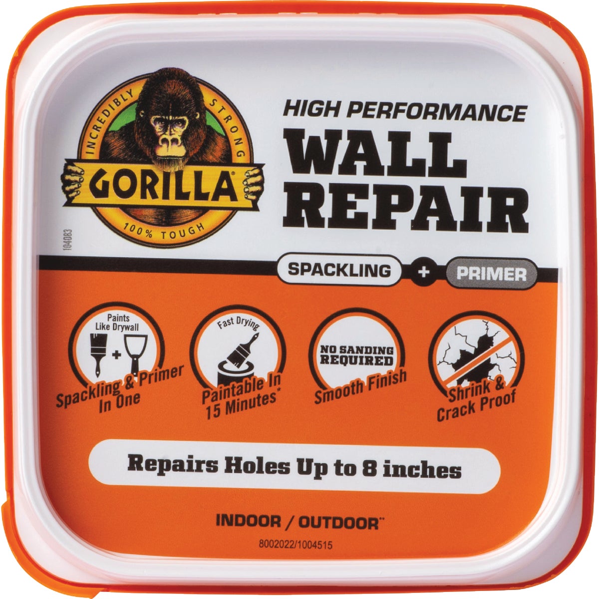 Gorilla 16 Oz. Wall Repair Spackling & Primer