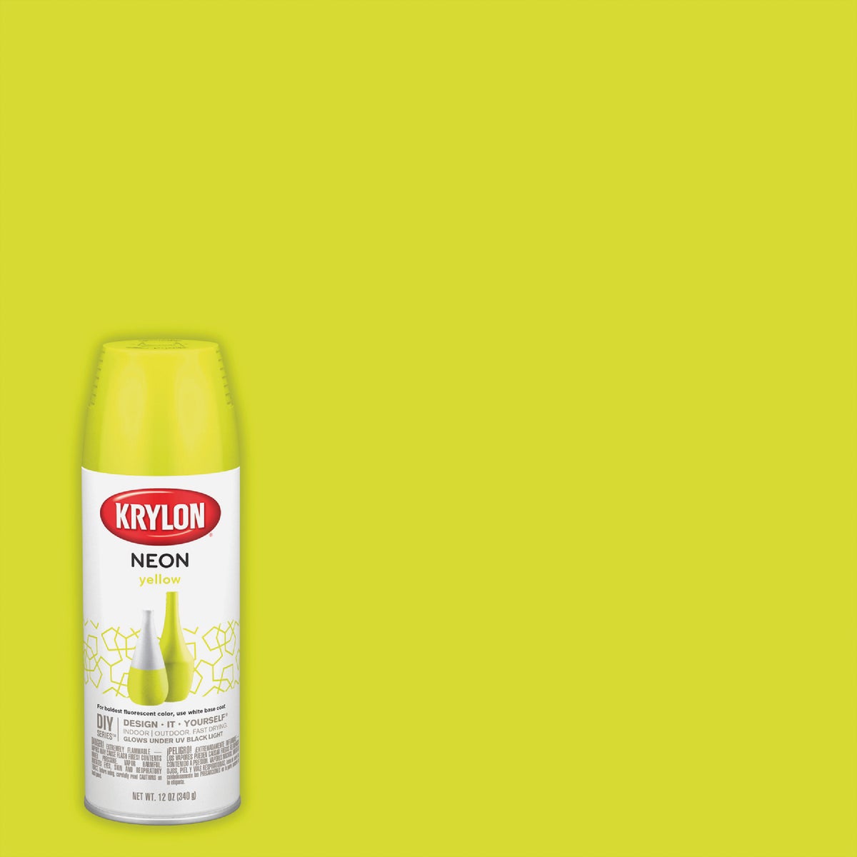 Krylon 12 Oz. Neon Yellow Spray Paint