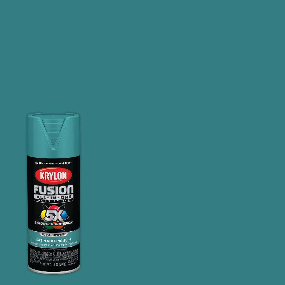Krylon Fusion All-In-One 12 Oz. Satin Spray Paint, Rolling Surf