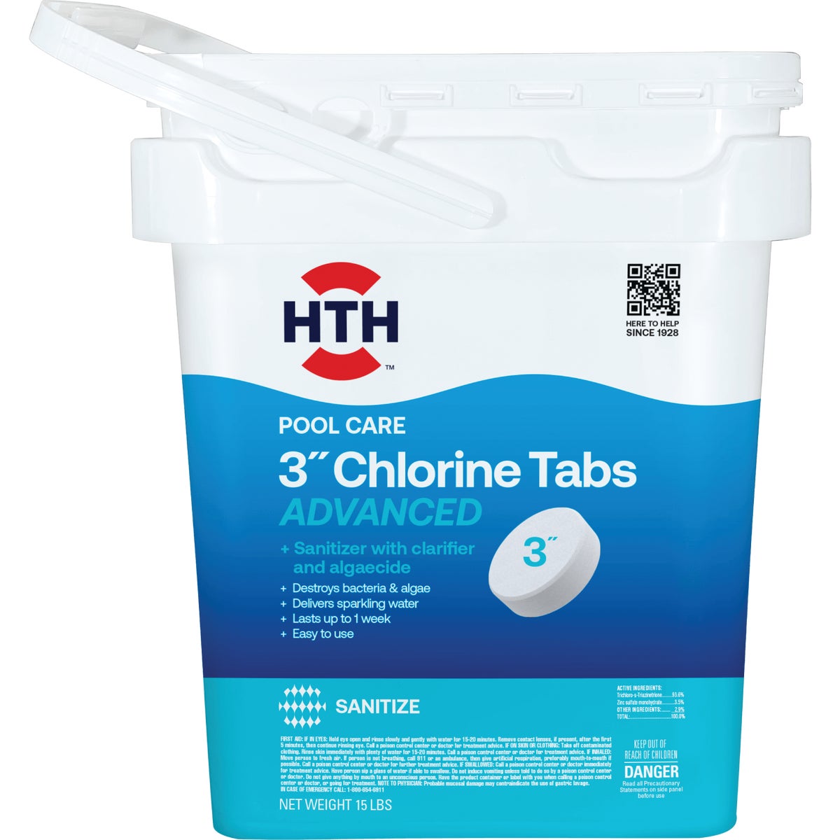 HTH 3 In. 15 Lb. Super Chlorine Tablet | Modern Home & Hardware