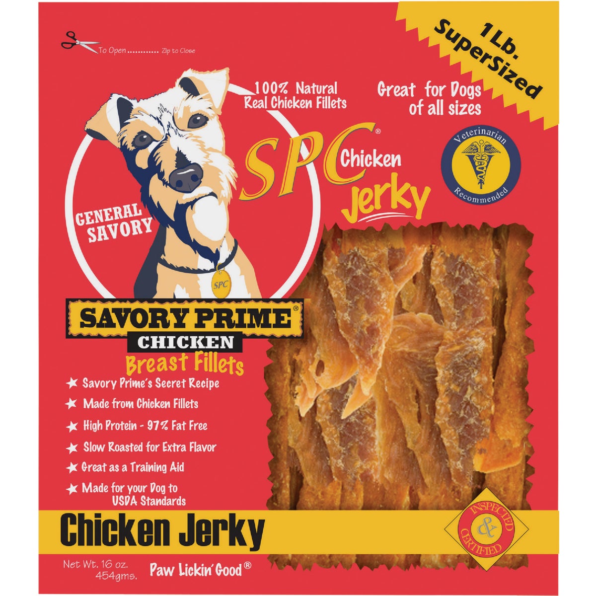 CHICKEN JERKEY 16OZ