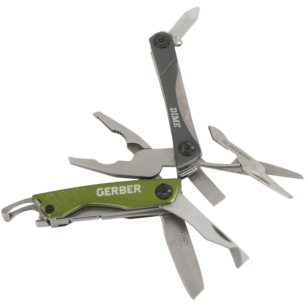 Gerber Dime Micro 10-In-1 Green Multi-Tool