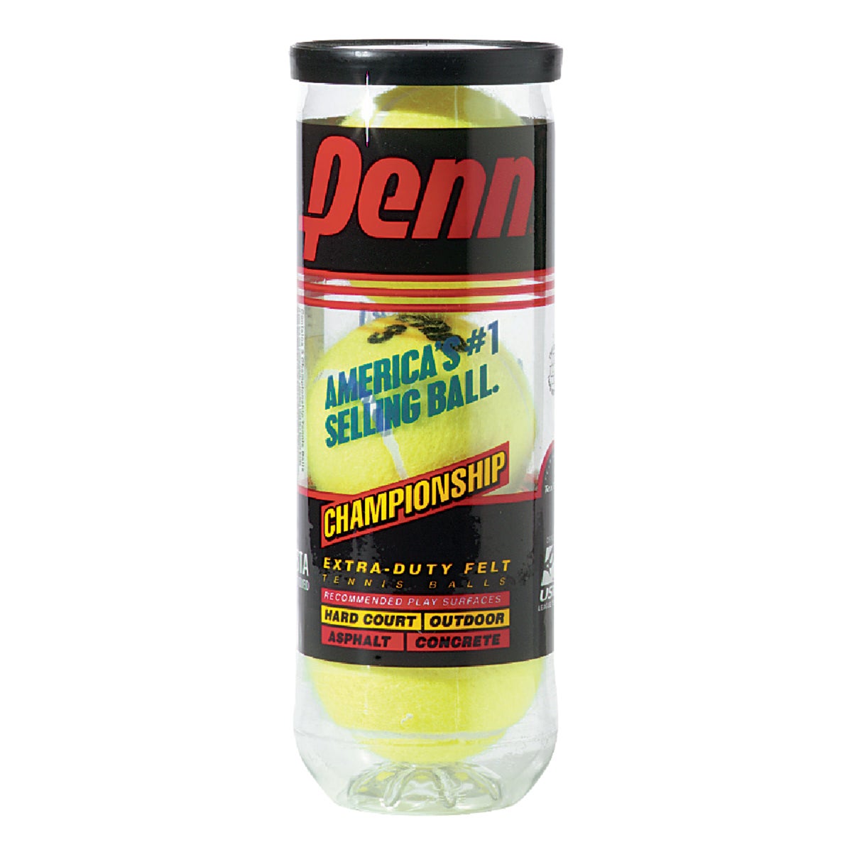 3PK YELLOW TENNIS BALL