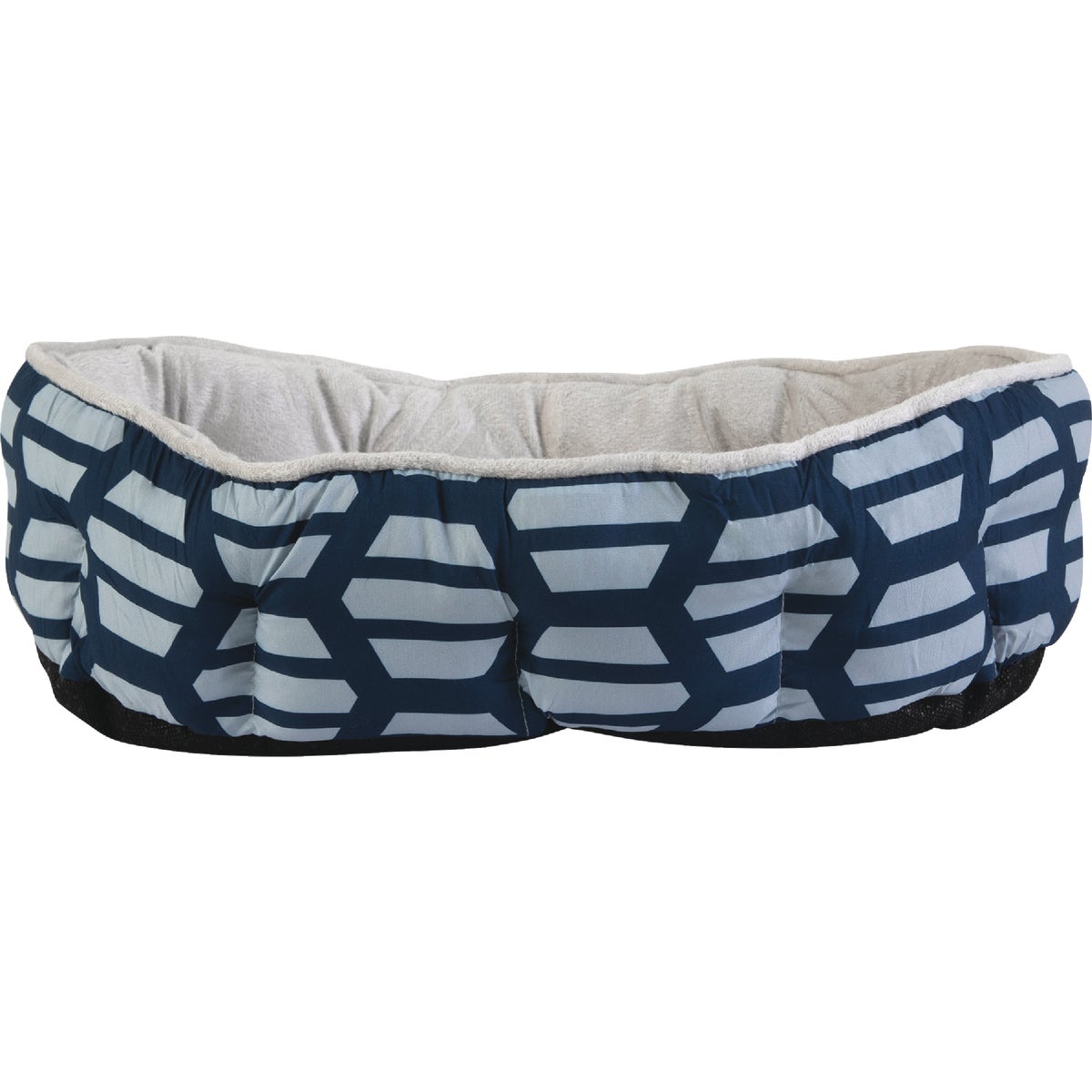 Aspen Pet 19 In. x 17 In. Oval Polyester Animal Print Cat or Small Dog Bed