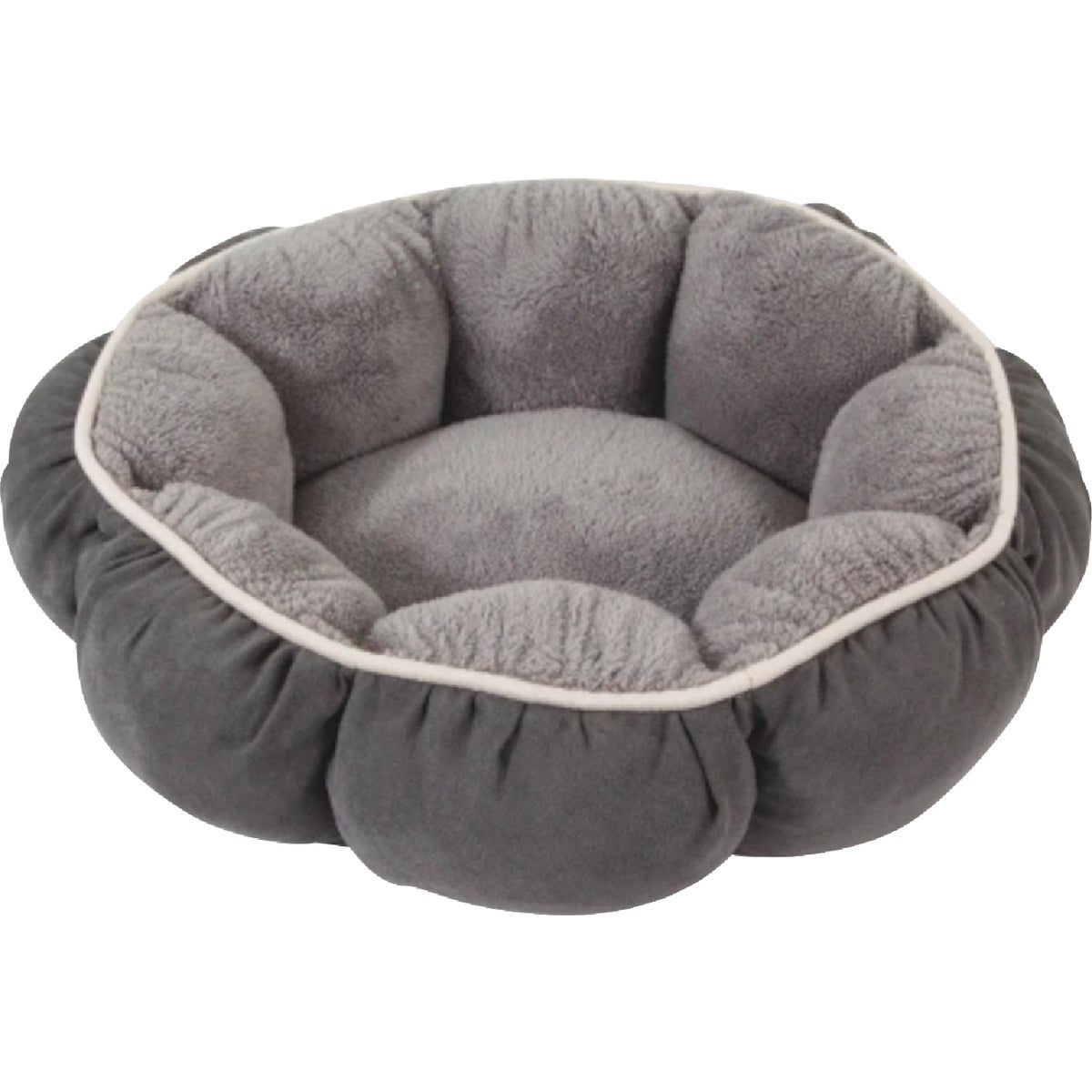 Petmate Aspen Pet 20 In. W. x 16 In. L. Recycled Polyester Fiber Oval Dog Bed