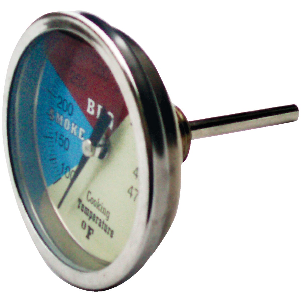 Old Smokey Products Analog 3 In. Stainless Steel Temperature Gauge Thermometer